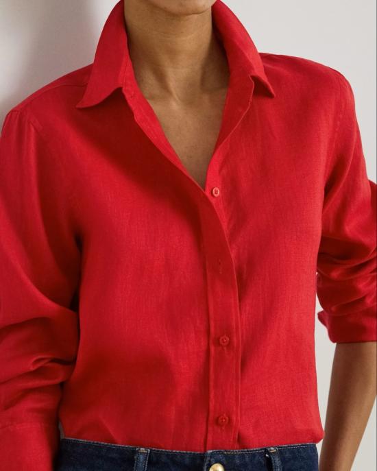 26SS 랄프 로렌 셔츠 200782777073 Red - RALPH LAUREN