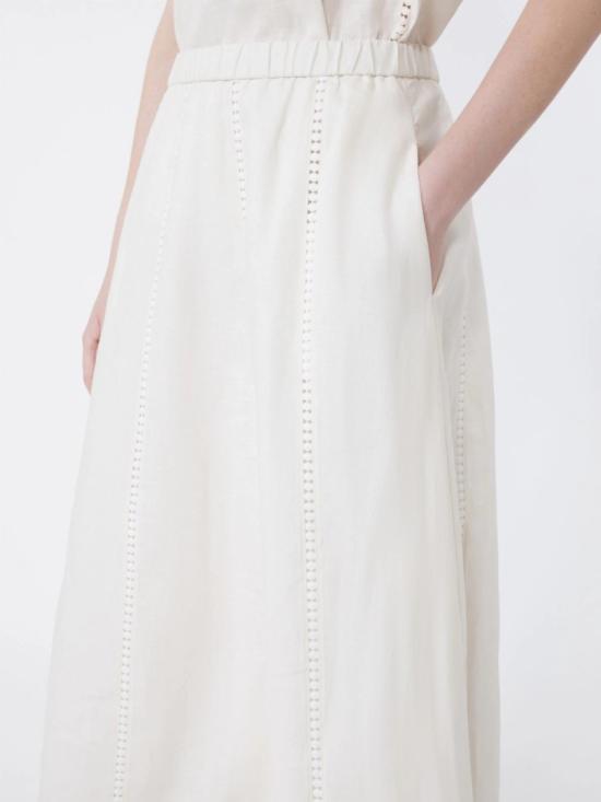26SS 막스마라 미디 스커트 2615101012600002 White - MAX MARA