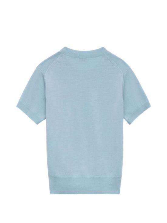 26FW 겐조 반팔 티셔츠 FG62TO7563LB 64 Blue - KENZO
