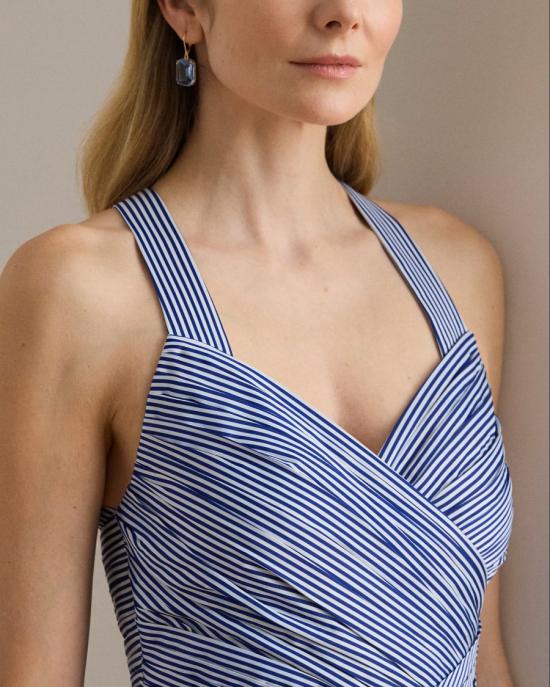 26SS 랄프 로렌 롱 원피스 253P08754001 Blue - RALPH LAUREN