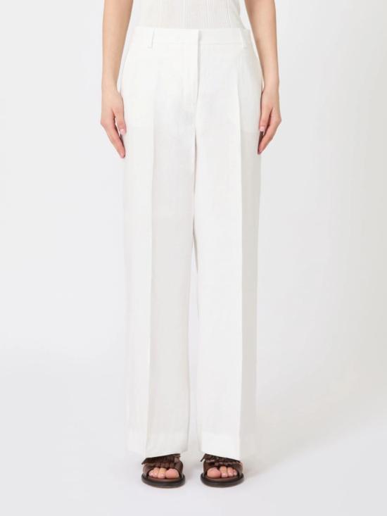 26SS 막스마라 팔라초 팬츠 2615131112600001 White - MAX MARA