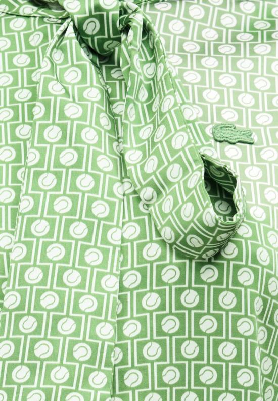 26SS 라코스테 블라우스 CF26264SI Green - LACOSTE