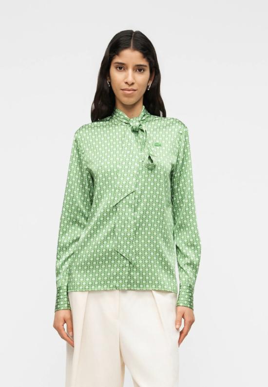26SS 라코스테 블라우스 CF26264SI Green - LACOSTE