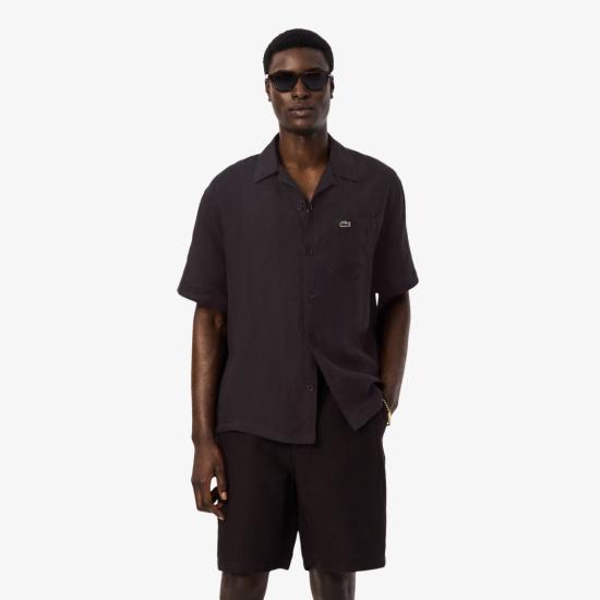 26SS 라코스테 반팔 셔츠 CH23393LA Black - LACOSTE