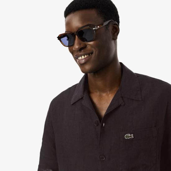 26SS 라코스테 반팔 셔츠 CH23393LA Black - LACOSTE
