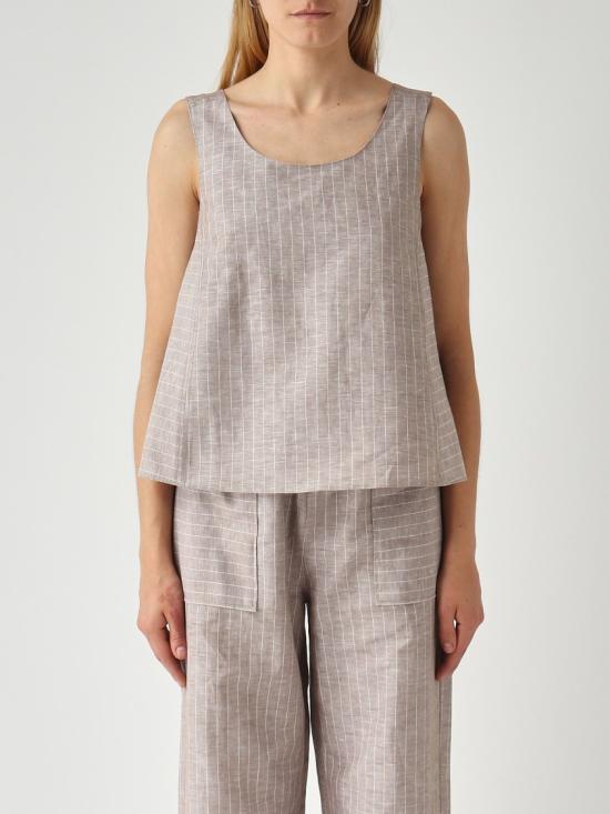 26SS 막스마라 민소매 티셔츠 2616161018600004 Grey - MAX MARA