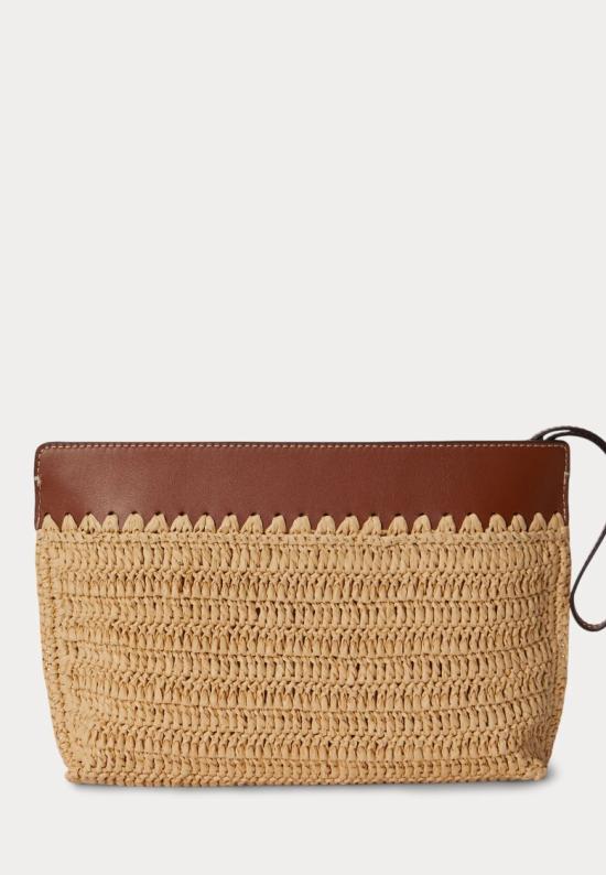 26SS 랄프 로렌 클러치/파우치 432P10519001 Brown - RALPH LAUREN