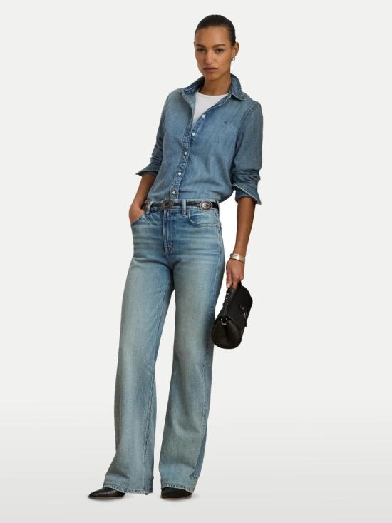 26SS 랄프 로렌 데님 셔츠 200P08166001 Blue - RALPH LAUREN