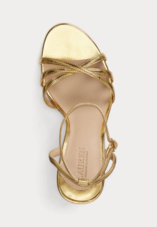 26SS 랄프 로렌 샌들 802P10404001 Gold - RALPH LAUREN
