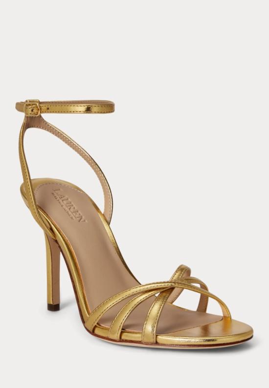 26SS 랄프 로렌 샌들 802P10404001 Gold - RALPH LAUREN