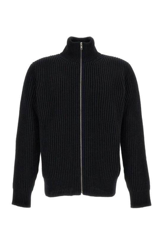 26FW MM6 메종마르지엘라 집업 니트 SH0AM0095M13286900 Black