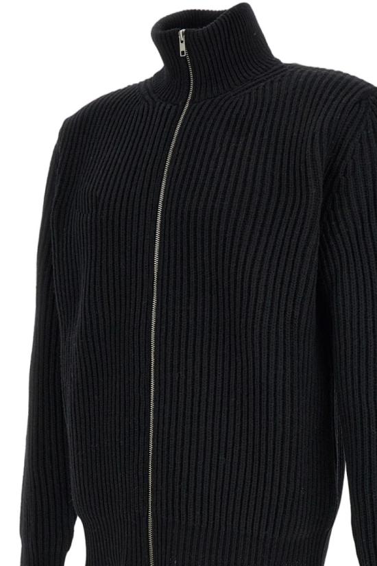 26FW MM6 메종마르지엘라 집업 니트 SH0AM0095M13286900 Black - MM6 MAISON MARGIELA