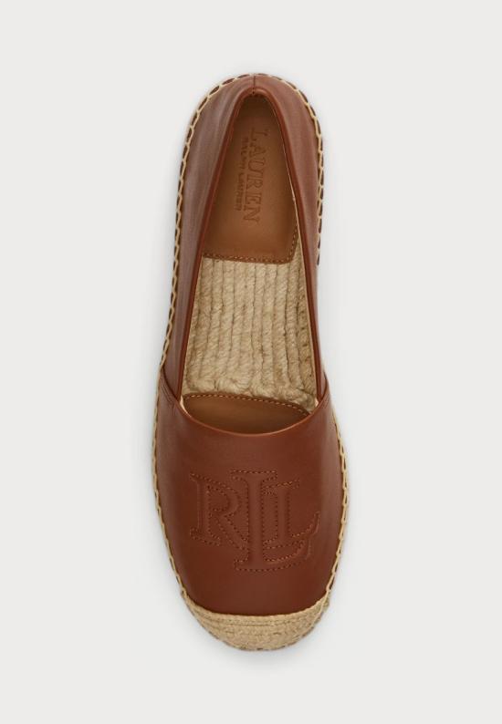 26SS 랄프 로렌 플랫 슈즈 802P04415003 Brown - RALPH LAUREN