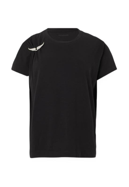 26SS 자딕앤볼테르 반팔 티셔츠 JWTS02871BLACK Black