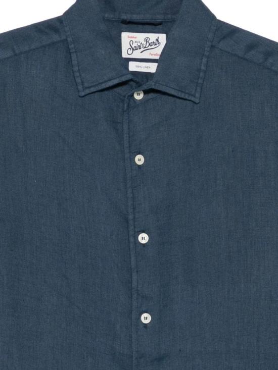 26SS 세인트바쓰 긴팔 셔츠 RPH000100119L Blue - MC2 SAINT BARTH