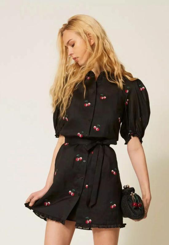 26SS 트윈셋 미디 원피스 261TT242213578 Black - TWINSET