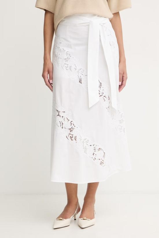 26SS 트윈셋 롱 스커트 261TT203000001 White - TWINSET