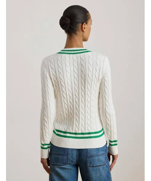 26SS 랄프 로렌 스웨터 200P07026001 White - RALPH LAUREN