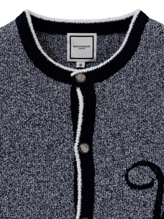 26SS 우영미 가디건 W261KN06508N Grey - WOOYOUNGMI