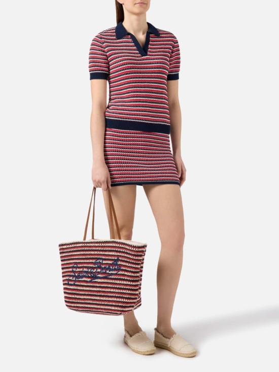 26SS 세인트바쓰 숄더백 CRO000700593L Burgundy - MC2 SAINT BARTH