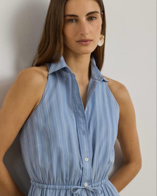26SS 랄프 로렌 롱 원피스 200P08958001 Blue - RALPH LAUREN