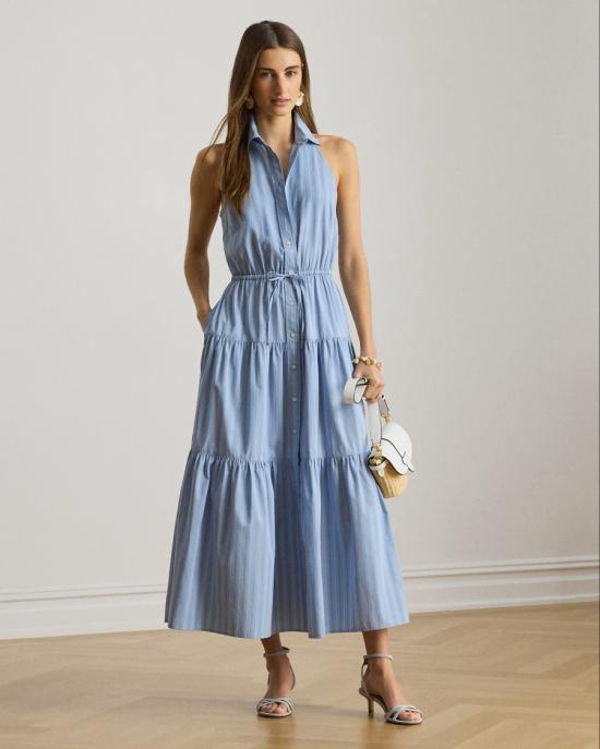 26SS 랄프 로렌 롱 원피스 200P08958001 Blue - RALPH LAUREN