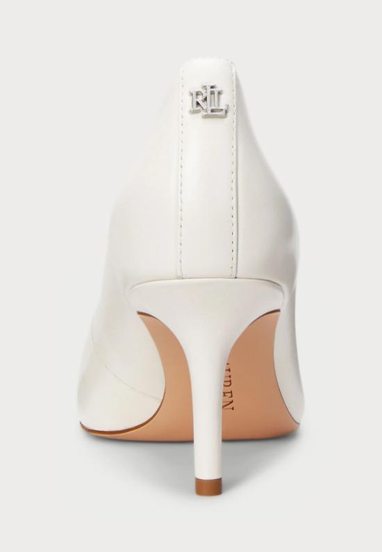 26SS 랄프 로렌 힐/펌프스 802972024002 White - RALPH LAUREN