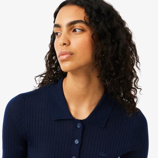 26SS 라코스테 폴로 티셔츠 AF9984166 Blue - LACOSTE