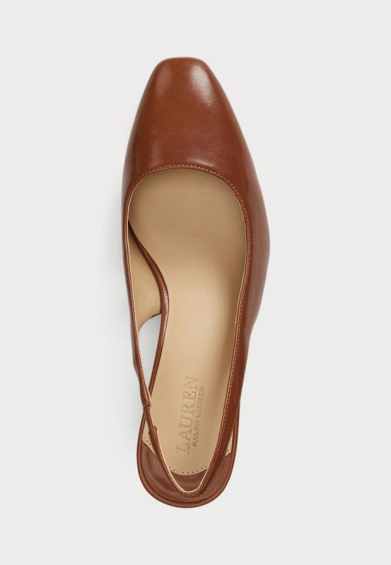 26SS 랄프 로렌 힐/펌프스 802P00096002 Brown - RALPH LAUREN