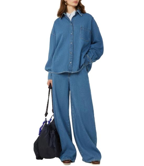 26SS 막스마라 데님 셔츠 2615111011600002 Blue - MAX MARA