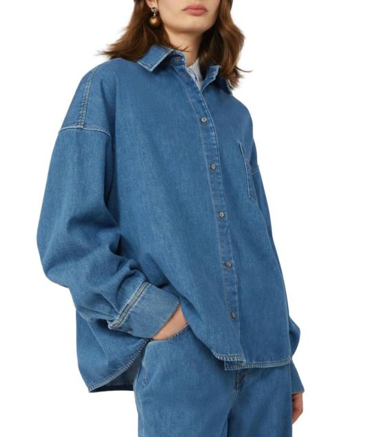 26SS 막스마라 데님 셔츠 2615111011600002 Blue - MAX MARA