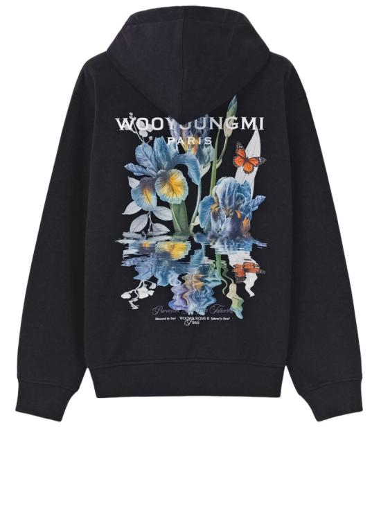26SS 우영미 후드 티셔츠 W261TS36741B Black - WOOYOUNGMI