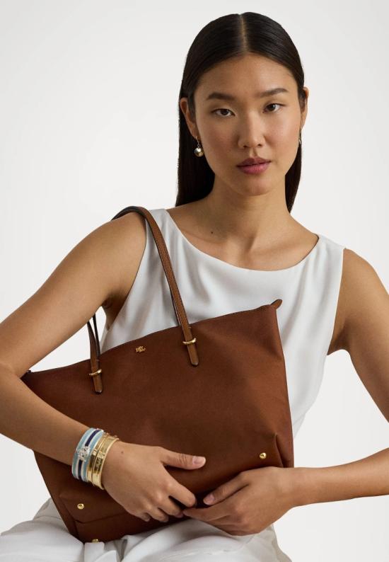 26SS 랄프 로렌 숄더백 431916737042 Brown - RALPH LAUREN