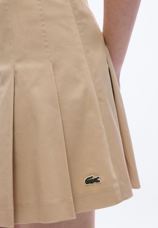 26SS 라코스테 미디 스커트 JF8001X6F Neutrals - LACOSTE