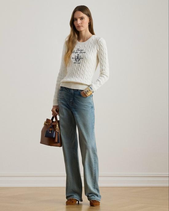 26SS 랄프 로렌 스웨터 200P03508003 White - RALPH LAUREN