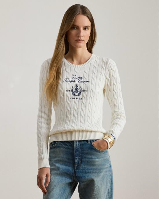 26SS 랄프 로렌 스웨터 200P03508003 White - RALPH LAUREN