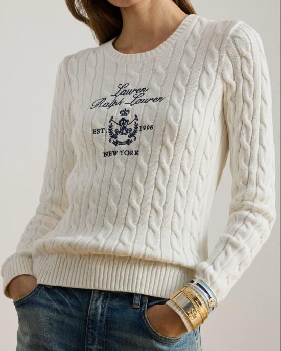 26SS 랄프 로렌 스웨터 200P03508003 White - RALPH LAUREN