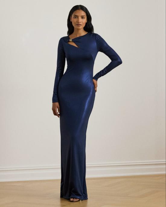26SS 랄프 로렌 롱 원피스 253P03589003 Blue - RALPH LAUREN