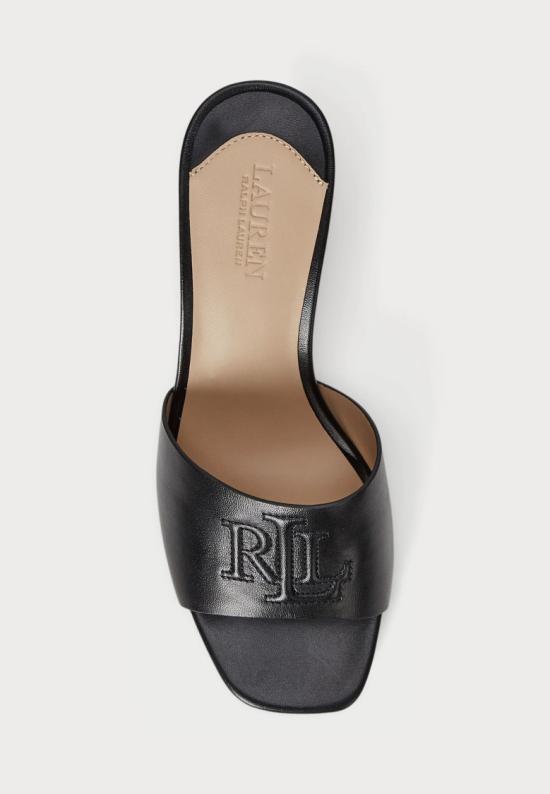 26SS 랄프 로렌 뮬/슬리퍼 802974364001 Black - RALPH LAUREN