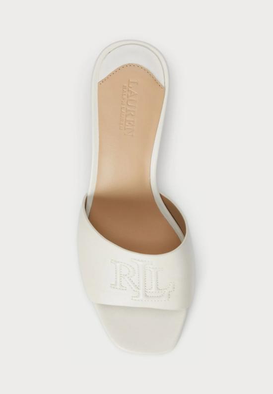 26SS 랄프 로렌 뮬/슬리퍼 802967764001 White - RALPH LAUREN