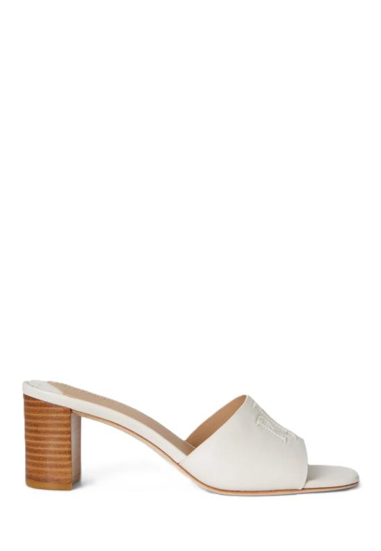26SS 랄프 로렌 뮬/슬리퍼 802967764001 White