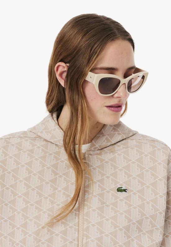 26SS 라코스테 후드 티셔츠 SF76068GI Neutrals - LACOSTE
