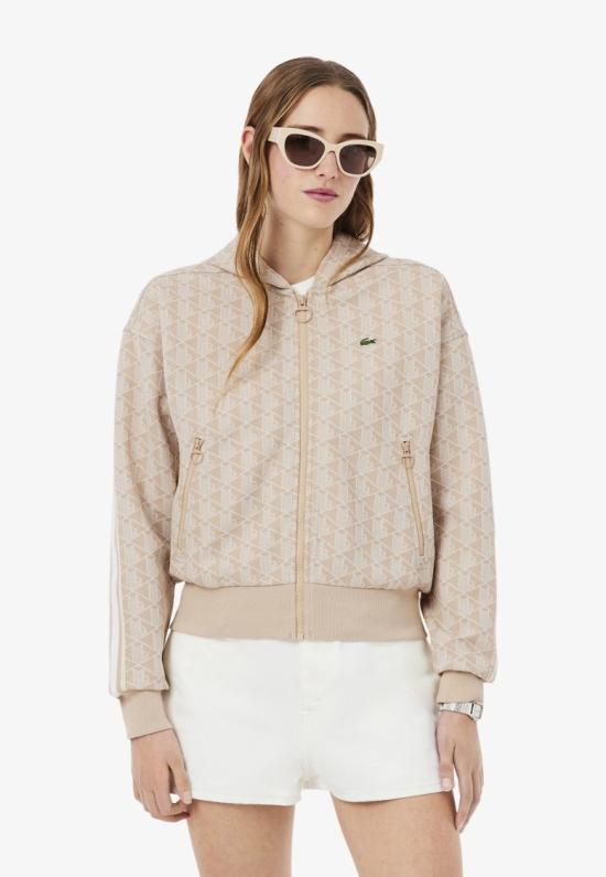 26SS 라코스테 후드 티셔츠 SF76068GI Neutrals - LACOSTE