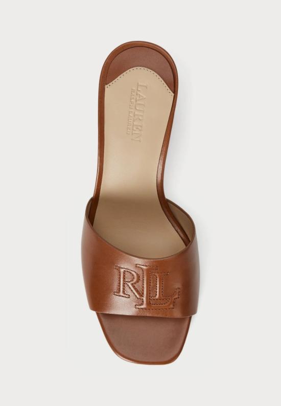 26SS 랄프 로렌 뮬/슬리퍼 802974364002 Brown - RALPH LAUREN