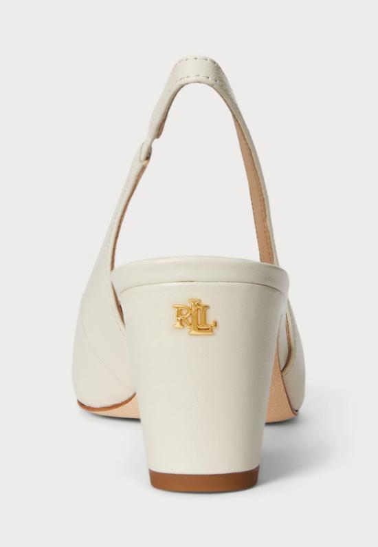 26SS 랄프 로렌 힐/펌프스 802P00096003 White - RALPH LAUREN
