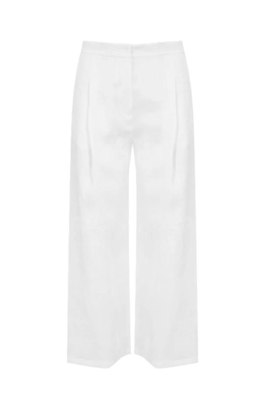 26SS 막스마라 스트레이트 팬츠 2616131012600031 White