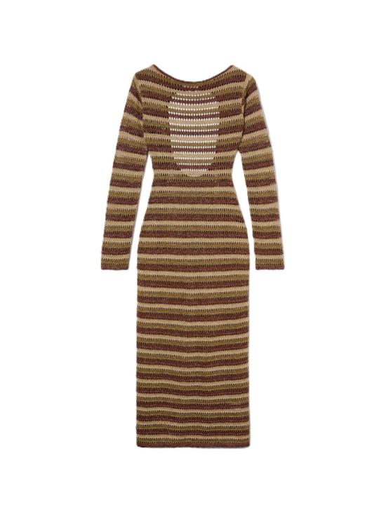 26SS 세인트바쓰 미디 원피스 RYN000100492L Brown