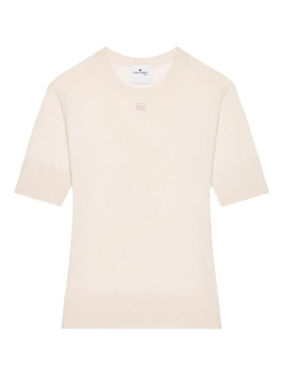 26SS 쿠레쥬 반팔 티셔츠 126MTO478FI0071 1069 Neutrals