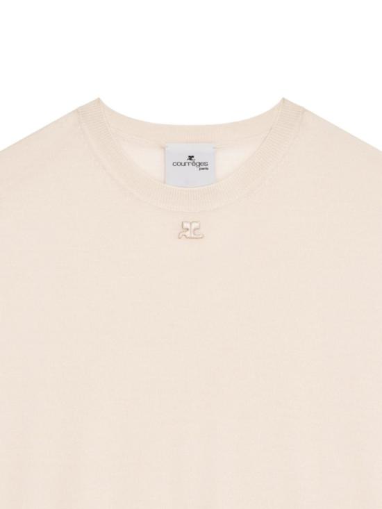 26SS 쿠레쥬 반팔 티셔츠 126MTO478FI0071 1069 Neutrals - COURREGES