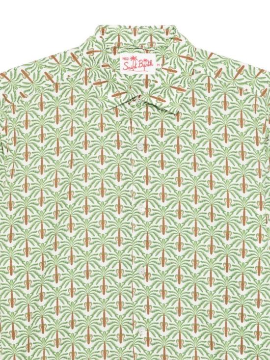26SS 세인트바쓰 긴팔 셔츠 SIK000101125L Green - MC2 SAINT BARTH